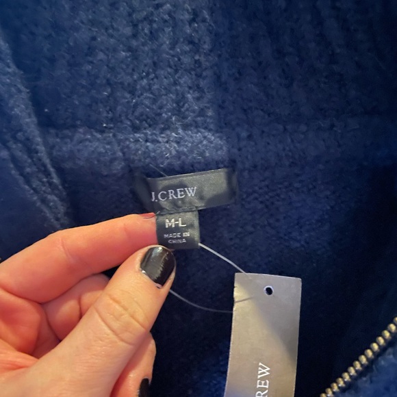 Relaxed half-zip sweater in geometric knit - Picture 2 of 7